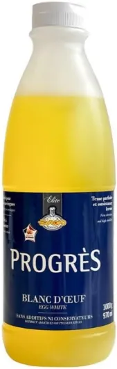 Liot - Blanc d'Œuf Liquide - Sans additifs ni conservateurs - 970ml - 1kg 1 l (Lot de 1)