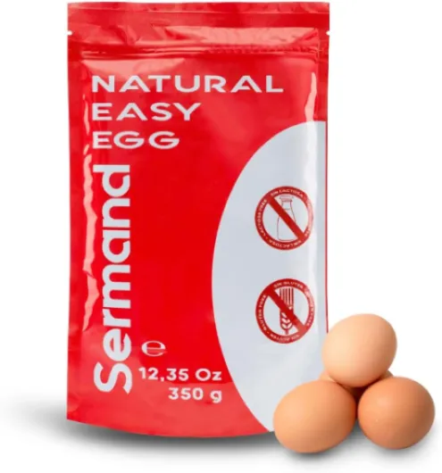 Blanc d'Œuf en Poudre Campera (350 g) - Albumine - Œufs Pasteurisés - Œufs Déshydratés - Produits Sans Lactose - Sans Gluten - Présentation en Sachet Zip 350 Gr