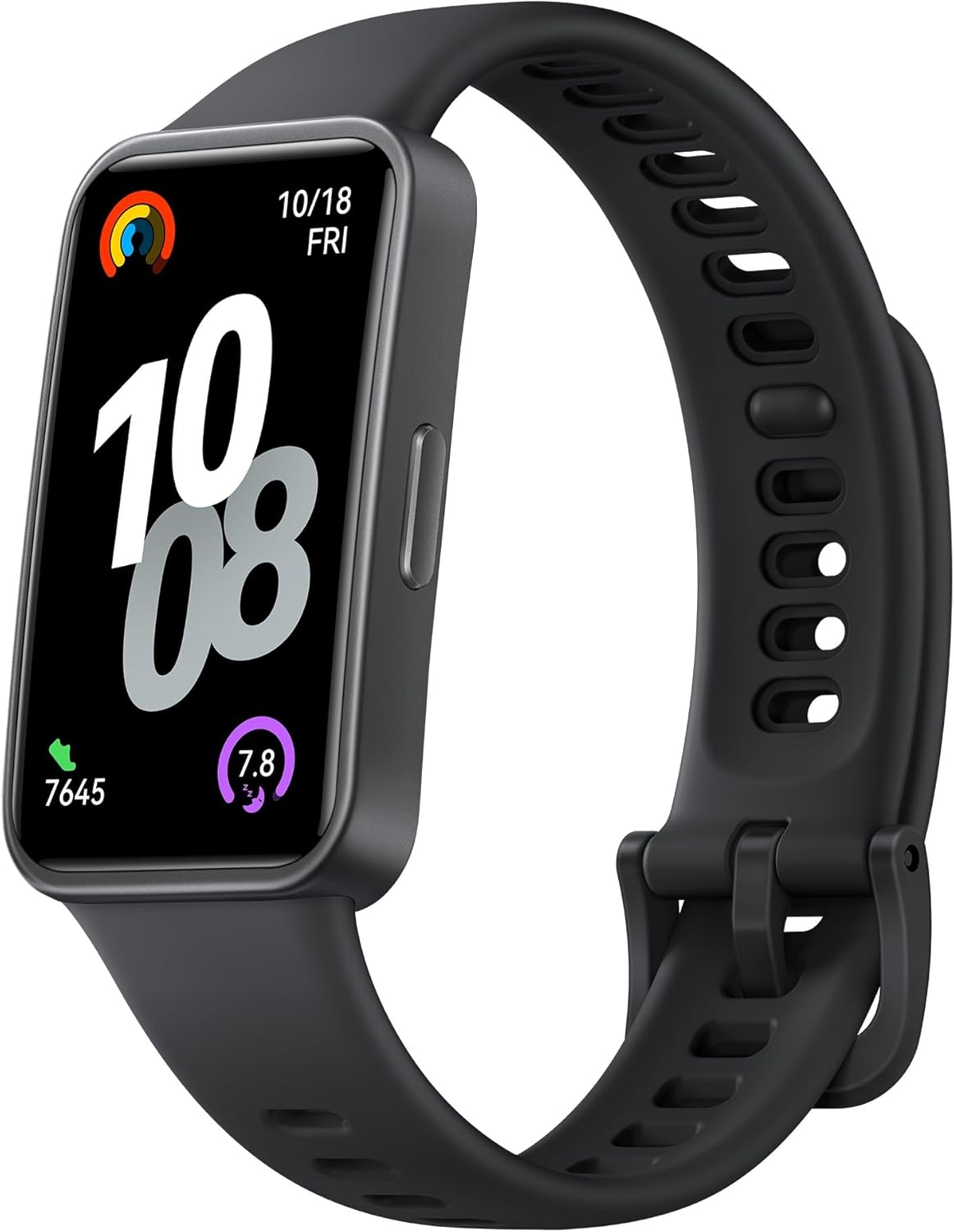 Band 10 Montres connectées, Surveillance de la Condition Physique par IA, Analyse du Sommeil de Niveau Professionnel, VRC, 14 Jours d'utilisation maximale, iOS & Android, Noir