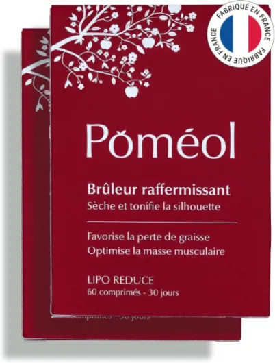 Brûleur de graisse puissant et raffermissant ǀ Complément Alimentaire Perte de Poids ǀOptimise la masse musculaireǀFabrication FrançaiseǀForskoline,Ascophyllum, Piment,Vitamine B6,Chromeǀ60 jǀPOMÉOL Lot de 2 (60 jours)