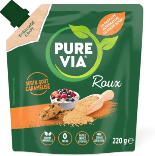 Doypack Roux Alternative Naturelle au Sucre Roux, 220g 220 g (Lot de 1)