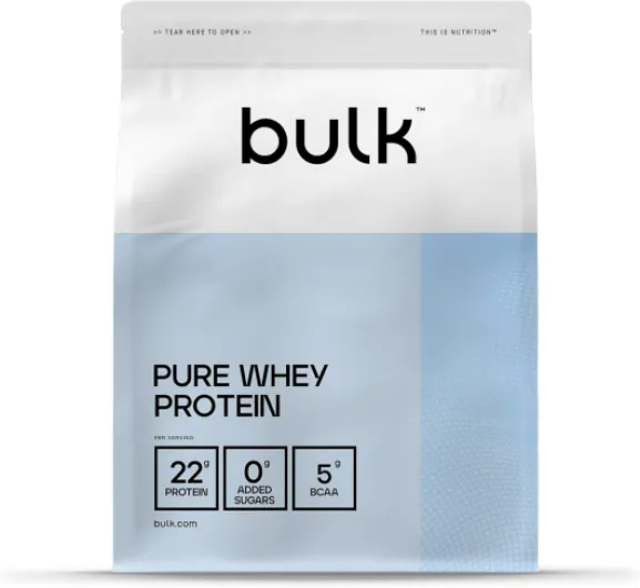 Pure Whey Protéine en Poudre, Cookies Chocolat, 22g Protéines et 5g BCAA portion, Shake de Whey, Faible en sucre, Favorise la croissance la récupération musculaires, Mélange facile, 500g Cookies Chocolat 16 Portions (Lot de 1)