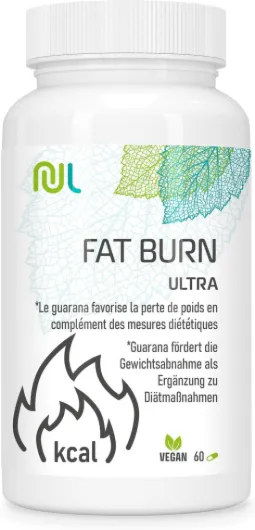 Fat Burn Ultra - 60 Gélules Végétales - Complément à Base de Sinetrol® XPur, Guarana et Graines de Lin - Pour Silhouette, Bien-Être, Mode de Vie Actif - Fabriqué en France - Nutri Life