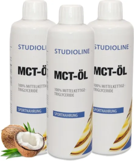 MCT Huile à base d'huile de coco - 500 ml - 100 % triglycérides à chaîne moyenne de noix de coco - Sans additifs indésirables - Fabriqué en Allemagne