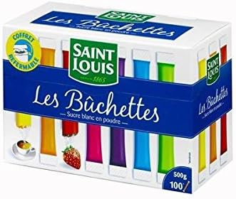 Saint Louis 100 buchettes de sucre en poudre 500g - ( Prix Unitaire ) - Envoi Rapide Et Soignée