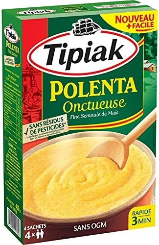 TIPIAK - Polenta Onctueuse Sans Pesticide 400G - Lot De 4 - Vendu Par Lot