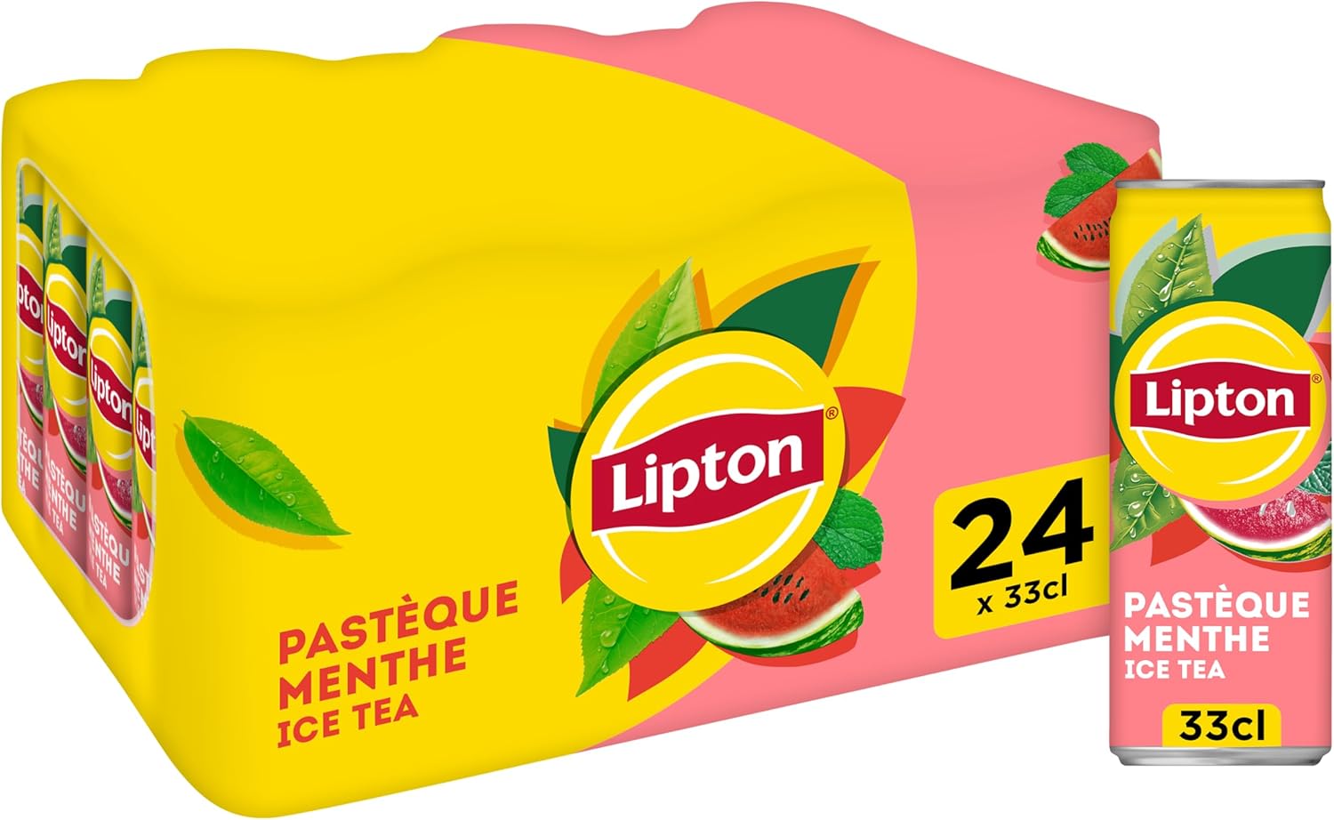 Ice Tea Pastèque Menthe Cannettes 24x33CL Pastèque Menthe 24x33cL