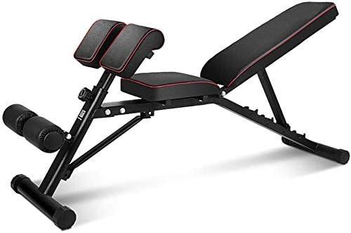 Banc de musculation Pliable Multifonction Sit-up Fitness Haltère Inclinable Réglable Abdominaux Développé Couché pour la maison, l'entraînement, la salle de gym, l'haltérophilie, le sit-up