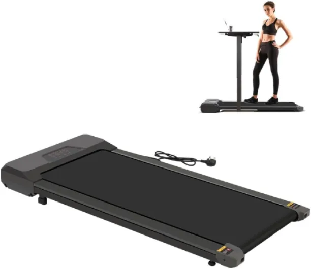 Panana Tapis de Marche de Bureau pour la Maison, Tapis de Course Électrique Portable avec Écran LED et Télécommande, Appareil de Fitness pour Bureau, Maison, Salle de Sport, Installation Gratuite