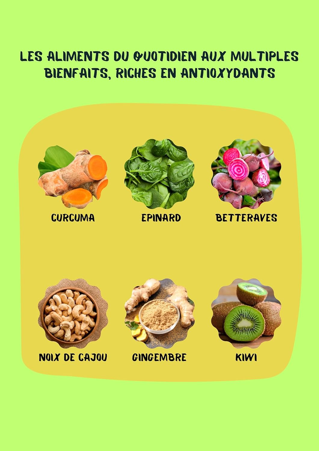 Les Aliments du quotidien aux multiples bienfaits, riche en antioxydants: Aliments et Santé optimale