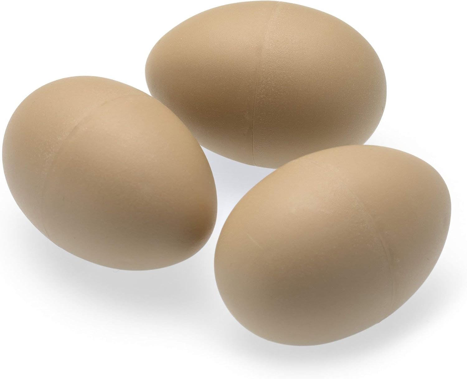 Ersatz eggs Ensemble de 3 œufs de Poule factices pour Inciter Les Poules à pondre, à couver ou Les empêcher de picorer Leurs œufs.