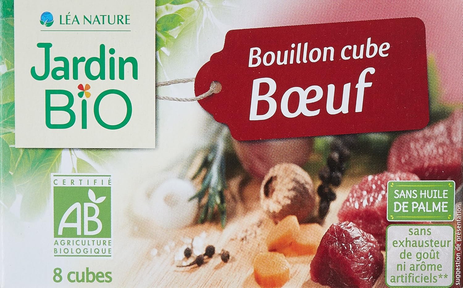 Jardin Bio Bouillon Cube Bœuf 80 g