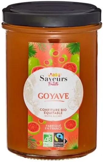 Epicerie Saveurs & Fruits - Confiture de goyave moins sucrée 230g - unité