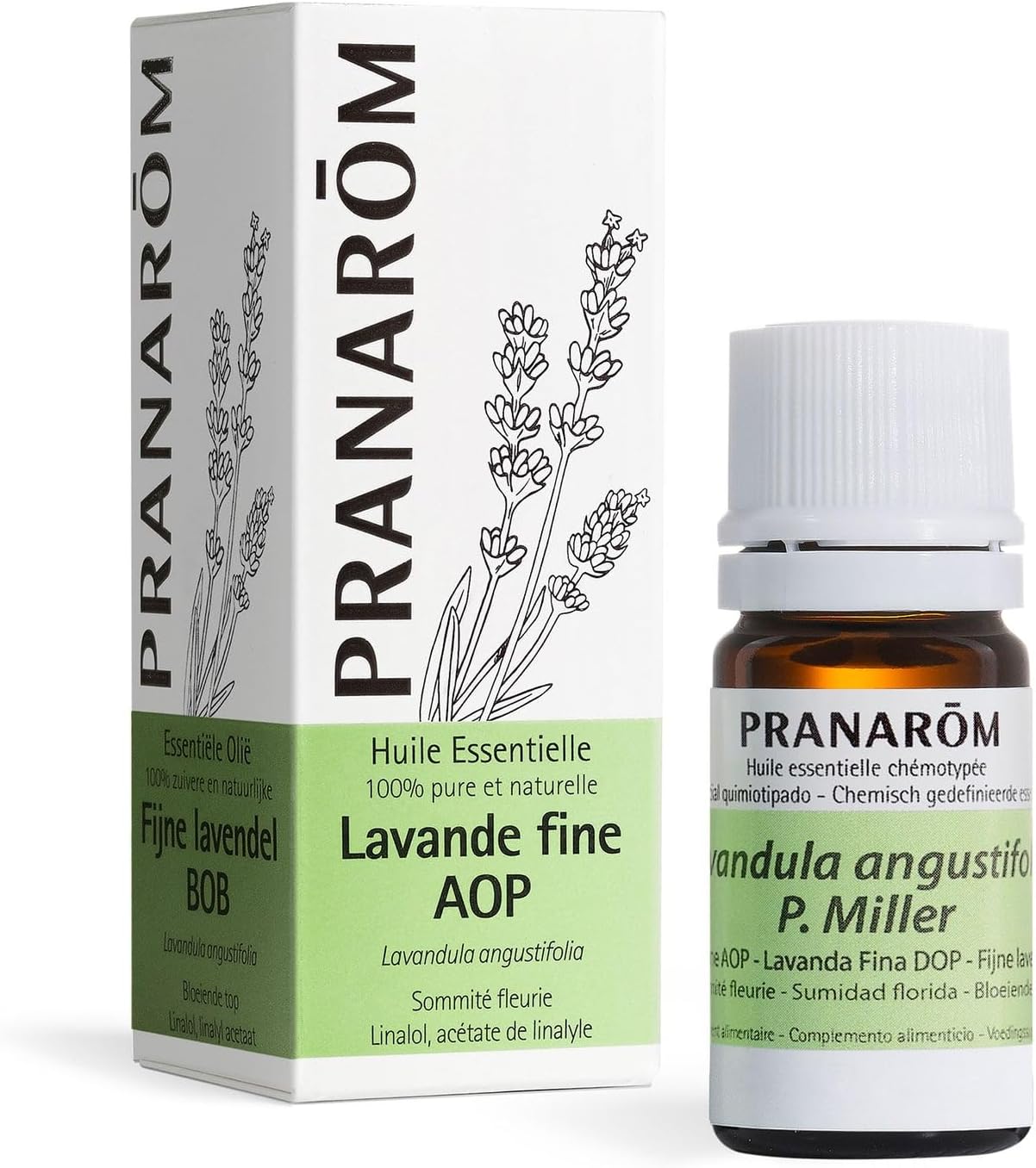 Huile Essentielle Lavande Fine AOP - Lavandula angustifolia - Sommité Fleurie - HECT - 5 ml