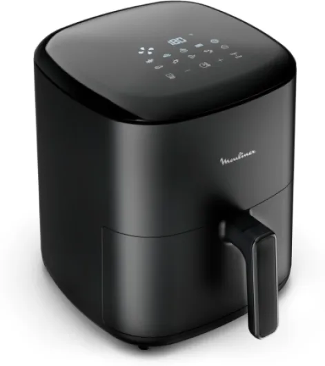 Friteuse sans huile, Capacité XL 5L, Jusqu'à 6 personnes, 10 Programmes automatiques, Air Fryer, Ecran tactile digital, Gain de temps et d'énergie, Easy Fry Max, EZ245820 5 L Noir