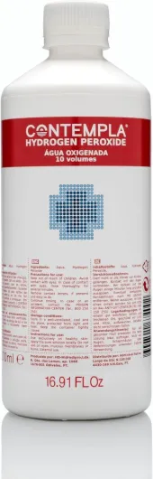 Eau Oxygénée 3% Haute Pureté – H2O2 / Peroxyde d’Hydrogène – Solution Technique et Cosmétique - Nettoyage, Détachant, Usage Domestique – 500 ml