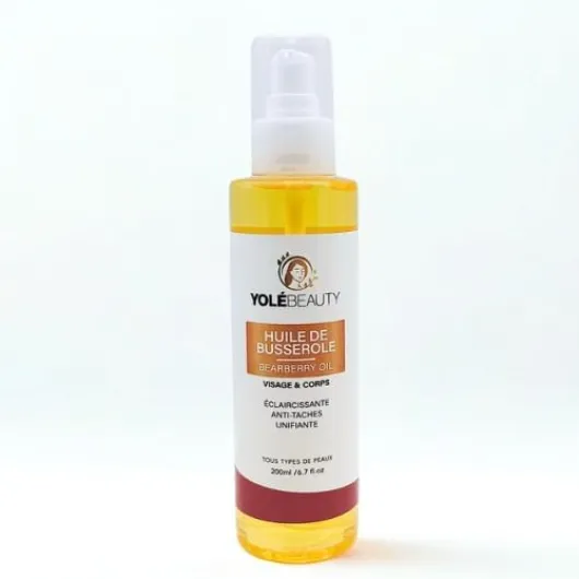 Huile de Busserole, Visage et Corps, Éclaircissant Anti-taches, 200ml - Unifie le Teint & Illumine la Peau