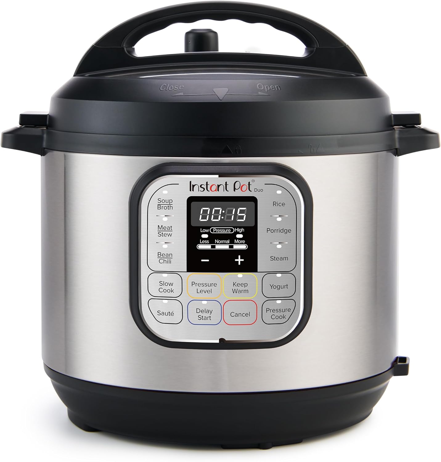 Instant Pot Duo 60, 7 en 1 Autocuiseur Multifonction - Autocuiseur, Cuiseur à Riz, Poêle, Yaourtière, Cuiseur Vapeur et Chauffe-Plat - Acier Inoxydable - 5.7 L 5.7 L Classique