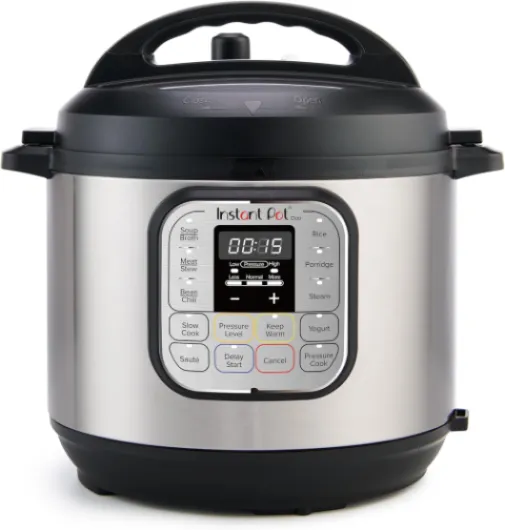 Instant Pot Duo 60, 7 en 1 Autocuiseur Multifonction - Autocuiseur, Cuiseur à Riz, Poêle, Yaourtière, Cuiseur Vapeur et Chauffe-Plat - Acier Inoxydable - 5.7 L 5.7 L Classique