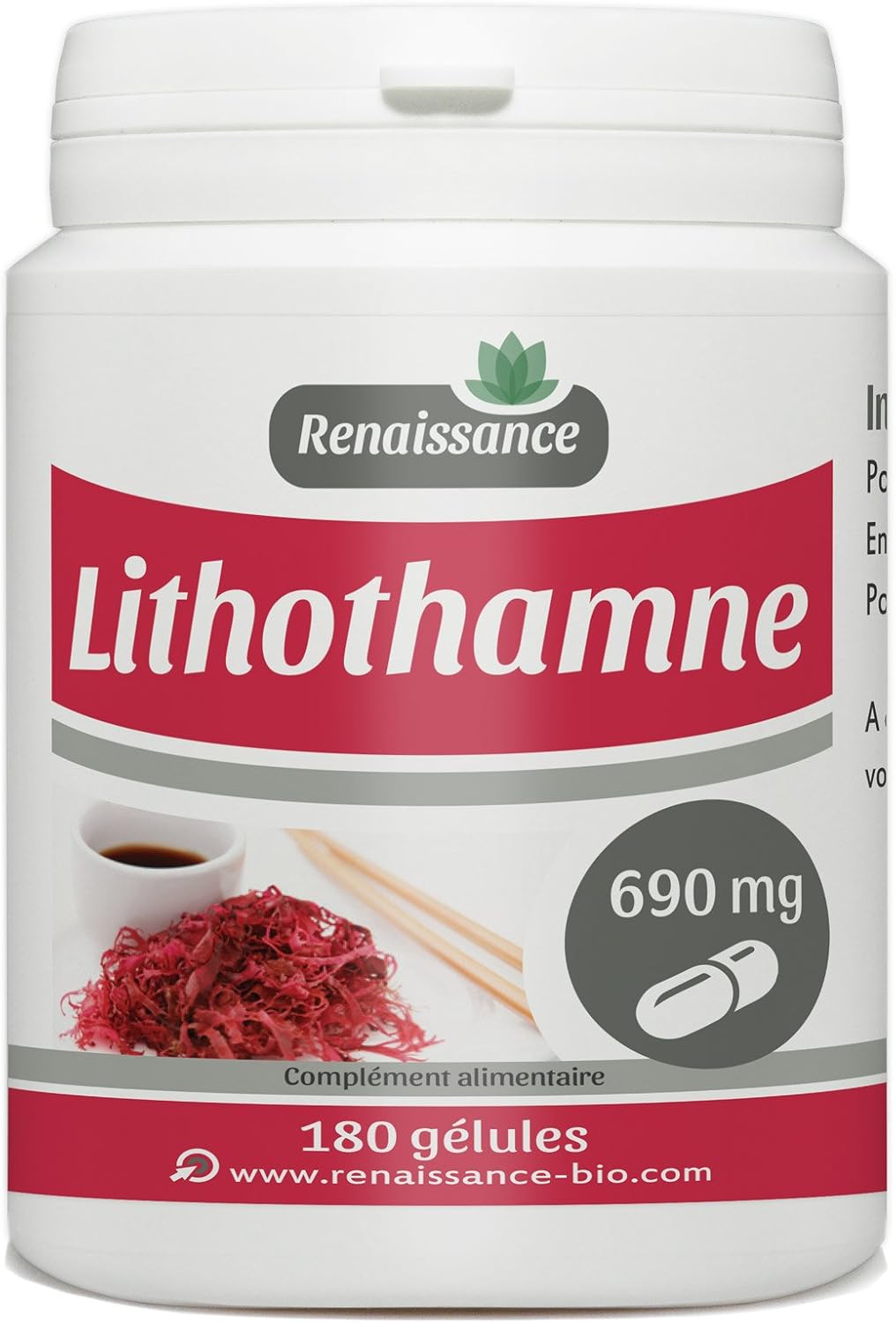 Lithothamne - 690 mg - 180 gélules