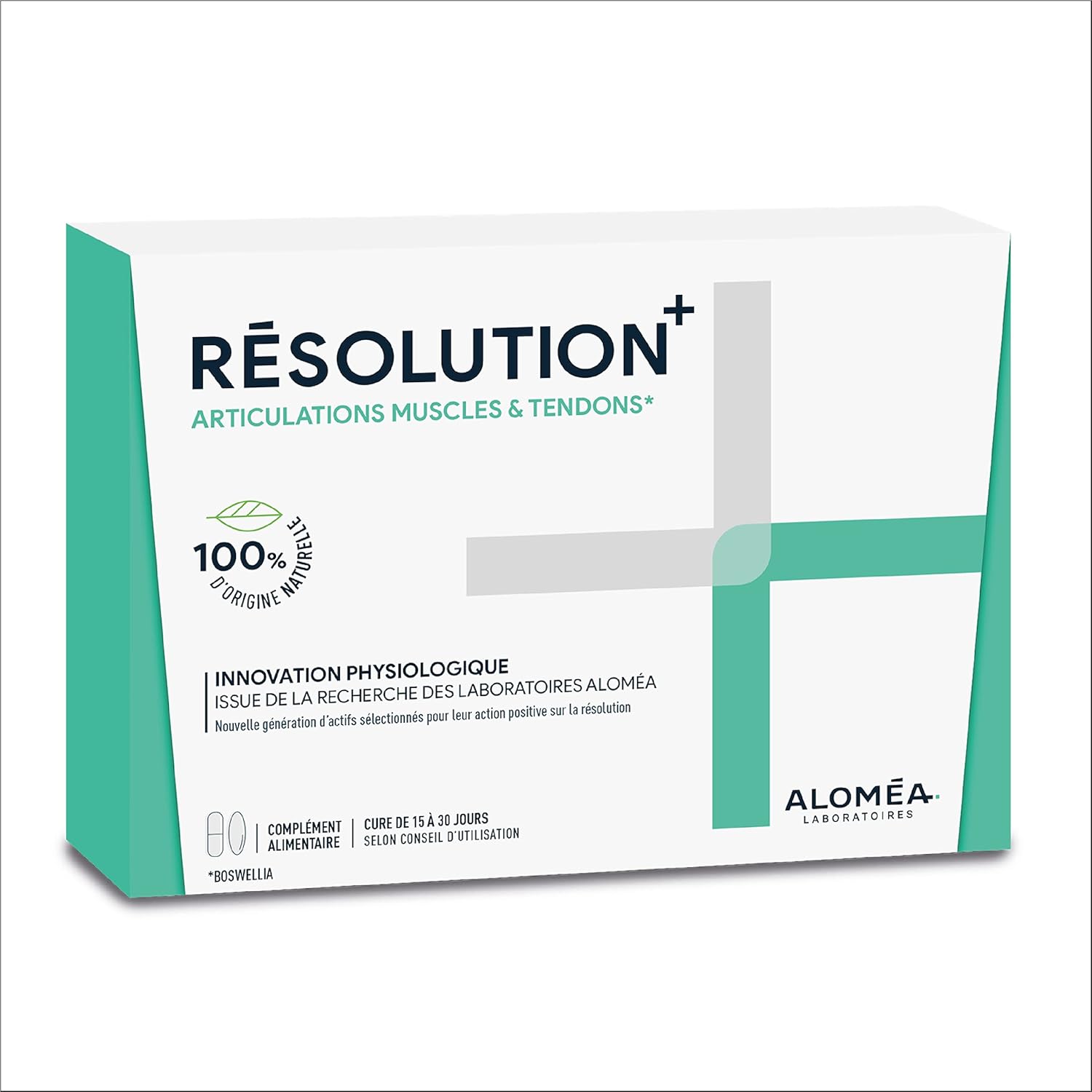 Oméga 3 + Boswelia + Ortie - Bien-être Articulaire et Musculaire - Post-blessure - Cible l’inflammation - Produit 2 en 1-100% Naturel - Fabriqué en France - Cure 1 Mois - LABORATOIRES ALOMÉA