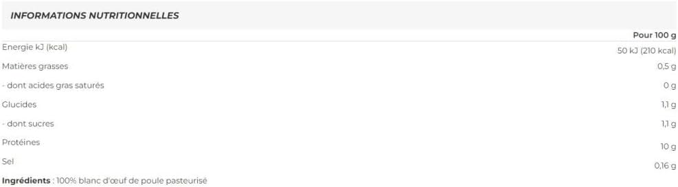 Liot - Blanc d'Œuf Liquide - Sans additifs ni conservateurs - Pack de 6x970ml - 6x1kg 6x1l