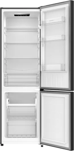 Respekta réfrigérateur-congélateur pose libre / 262 L volume/compartiment congélateur **** / technologie Inverter/fonction Fast Cool/LED/hauteur 176 cm/classe C/Black Steel / KG176BS-52