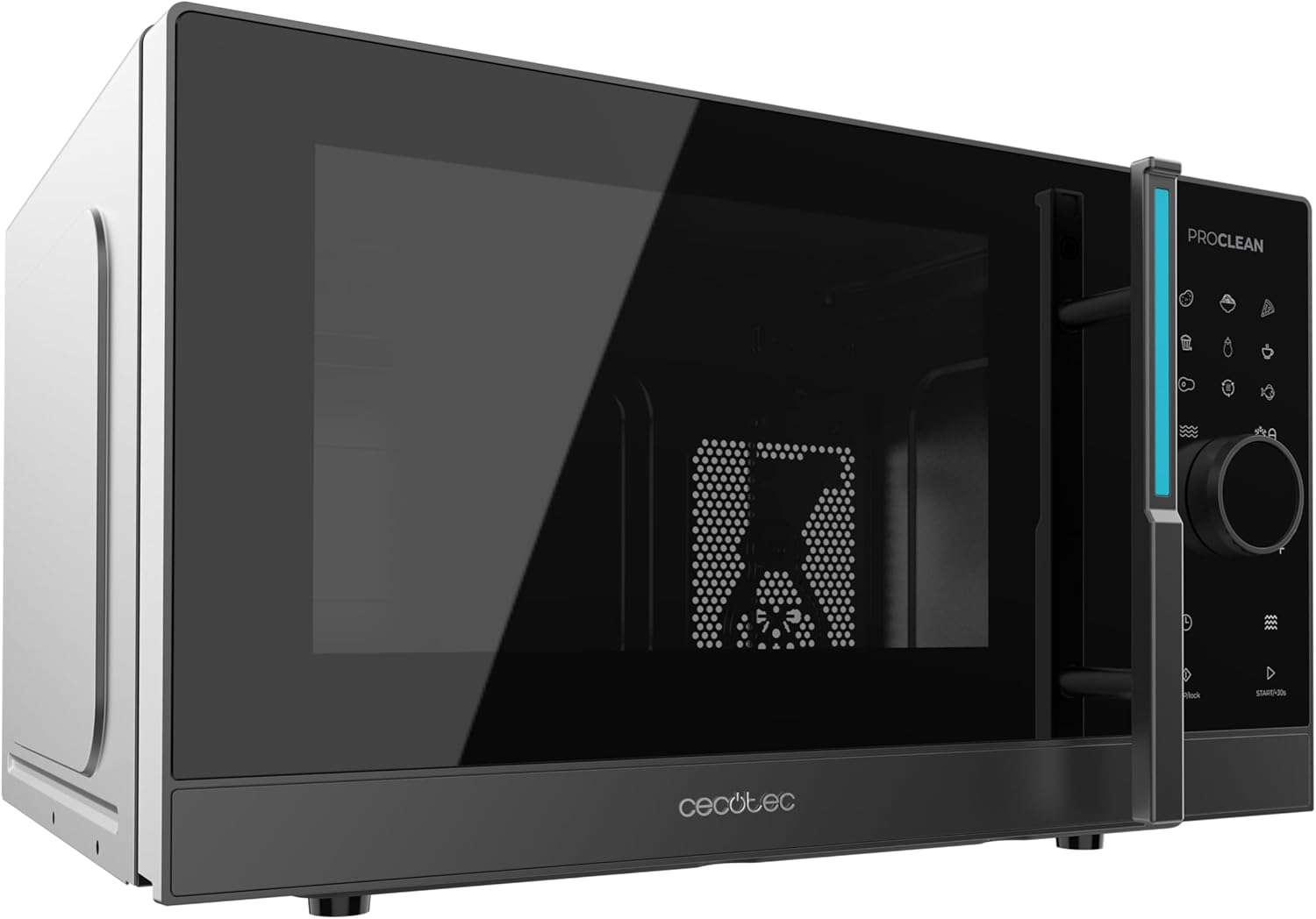 Micro-ondes Tactile avec Grill de 23L Proclean 6120 - 800W et 1000W de Grill, Numérique, Cuisson Uniforme, 5 Niveaux Puissance, Fonction Décongélation, Minuterie 60mins, Plateau Tournant 285mm