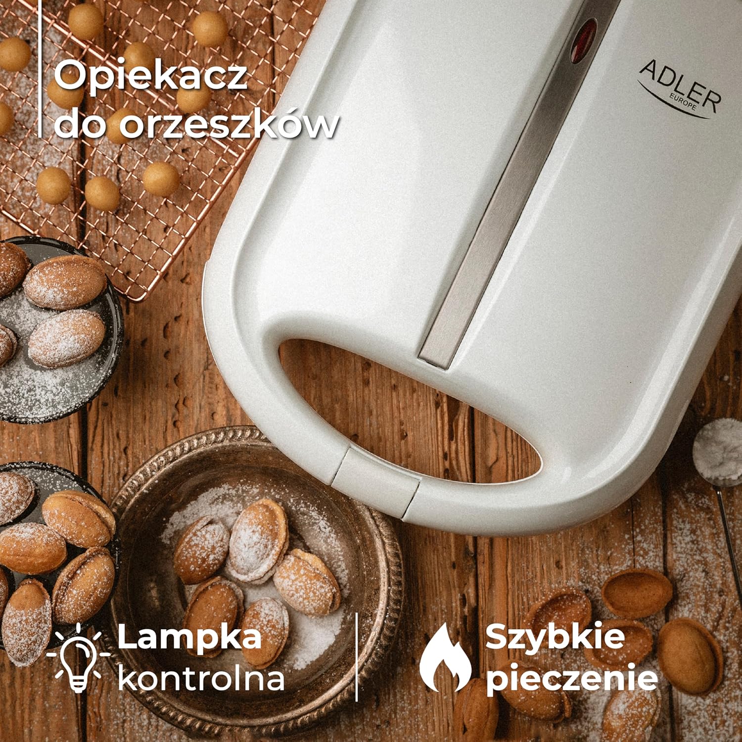 ADLER AD3039 grille-pain pour gâteaux et noix