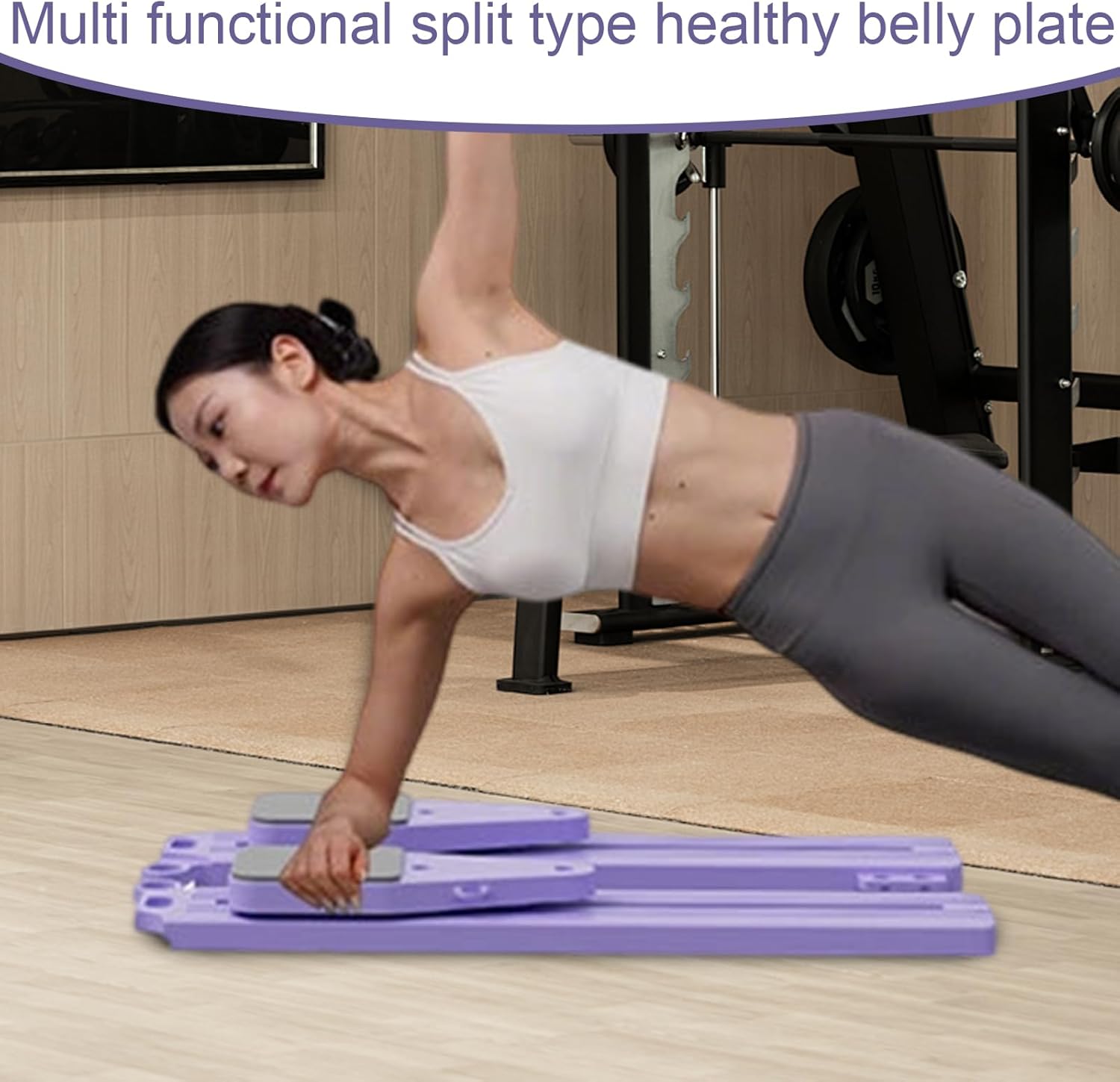 Réformateur de Pilates pliable - Machine multifonction pliable pour abdominaux - Équipement de fitness pour renforcement musculaire, réduction de la cellulite et entraînement de yoga