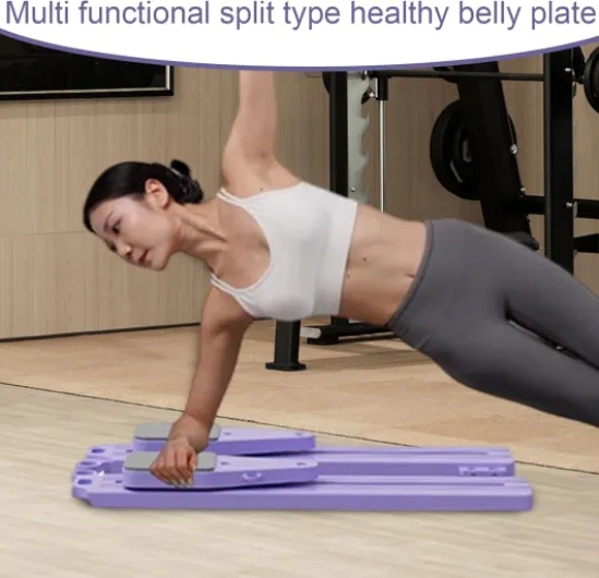 Réformateur de Pilates pliable - Machine multifonction pliable pour abdominaux - Équipement de fitness pour renforcement musculaire, réduction de la cellulite et entraînement de yoga