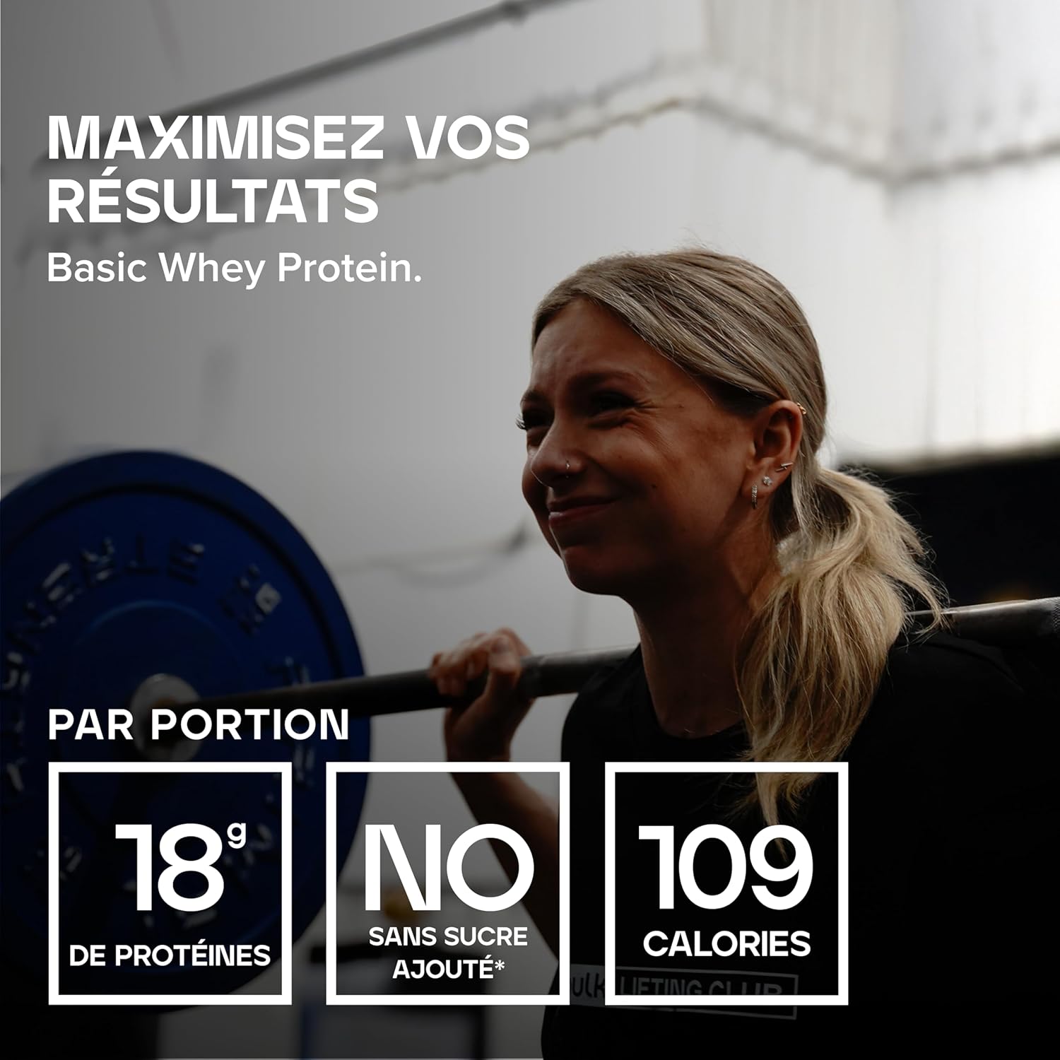 Basic Protéine en Poudre - Vanille - 1,25kg - 41 Portions - Jusqu’à 18g de Protéines Portion - Faible en Sucres - Formule à Absorption Rapide - Prise de Masse Musculaire et la Récupération Vanille 41 Portions (Lot de 1)