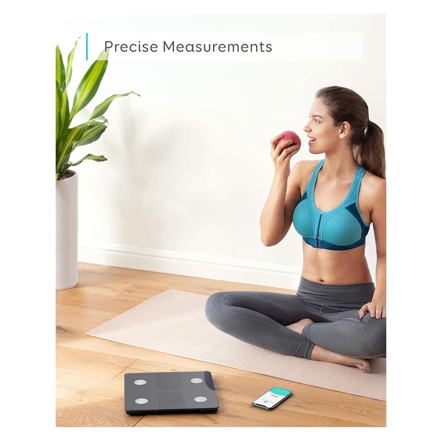 Balance Intelligente Avec Bluetooth Balance De Graisse Corporelle Pèse-personne Numérique Sans Fil 12 Mesures Poids/graisse Corporelle/IMC Fitness