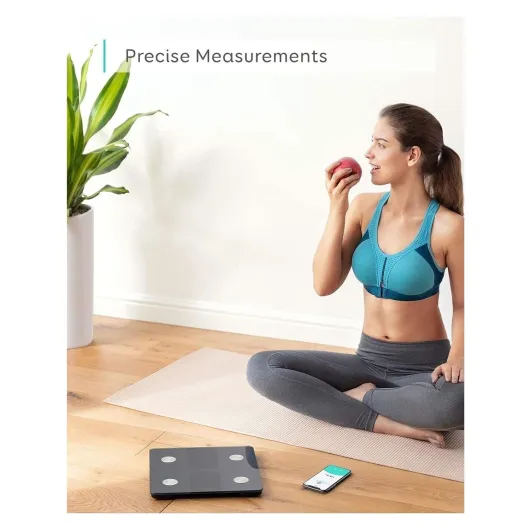 Balance Intelligente Avec Bluetooth Balance De Graisse Corporelle Pèse-personne Numérique Sans Fil 12 Mesures Poids/graisse Corporelle/IMC Fitness