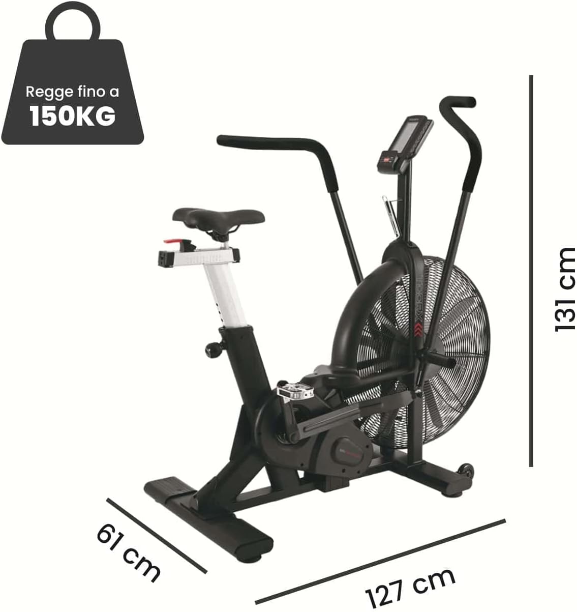 Vélo d'air BRX Toorx avec système de résistance à l'air - Toorx