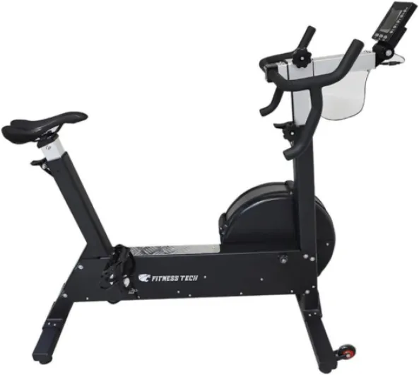 Vélo d'exercice Cross Air Bike, Vélo Professionnel avec système de résistance à l'air, 10 Niveaux de résistance, Cardio à Haute intensité, 34 Kg