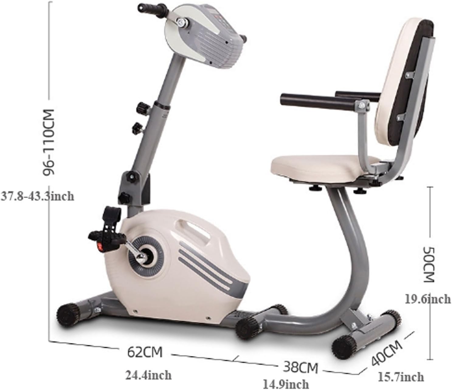 Exerciseur à Pédales Vélo d'exercice Machine d'entraînement de rééducation électrique Vélo de fitness avec siège, vélos stationnaires cyclisme en salle for équipement d'entraînement de gymnastique à d