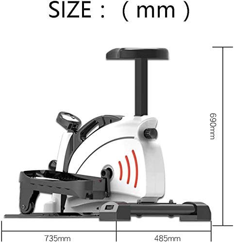 Entraîneur Hybride Pas à Pas Machine de Perte de Poids Pas à Pas Déambulateur à contrôle magnétique Mini Machine elliptique silencieuse Équipement de Fitness à Domicile Stovepipe