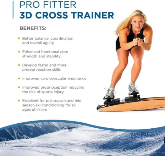Simulateur de Ski d'Intérieur - Kit d'Entraînement à l'Équilibre - Machine de Ski pour Muscler la Taille et Les Jambes - Capacité 150 kg (330 lbs) - Idéal pour Le Cardio à Domicile