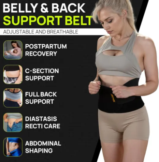 Ceinture amincissante – Accélère la perte de poids, brûle de graisse, tonification des abdominaux, soutien du dos, sauna amincissant pour homme et femme – Ceinture d'entraînement pour gym, fitness