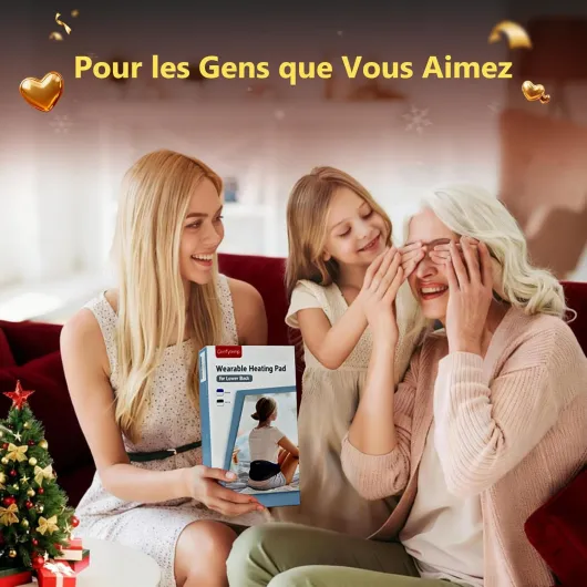 Ceinture Chauffante Lombaire sans Fil avec Massage Vibrant,3 Niveaux de Température & 3 Modes de Massage, Ceinture Dos Chauffante pour Détendre les Dos, Arrêt Automatique, 18x147cm Bleu