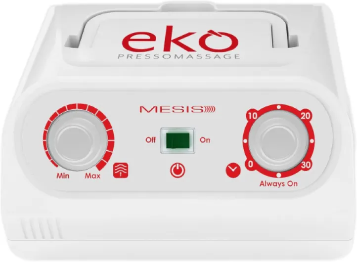 Pressothérapie Ekò Pressomassage appareil de massage - Équipement Advance (avec 2 bottes et Kit Slim Body) - Drainage Lymphatique - À usage domestique - 4 chambres à air - Avec 1 programme Advance (avec 2 embouts et kit Slim Body)