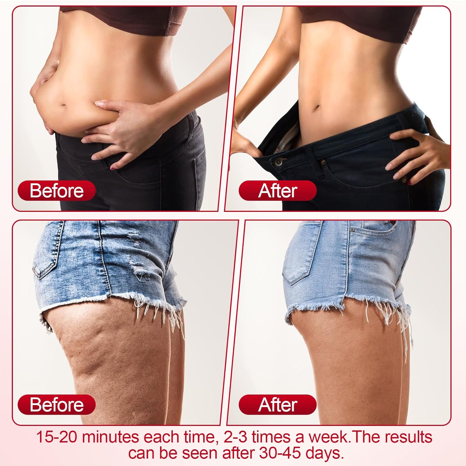 40K Appareil Minceur Masseur Anti Cellulite et 9 langues, 4 en 1 Lipocavitation Radiofréquence Visage et Corps Entier Masseur Amincissants et Raffermissants 4-In-1