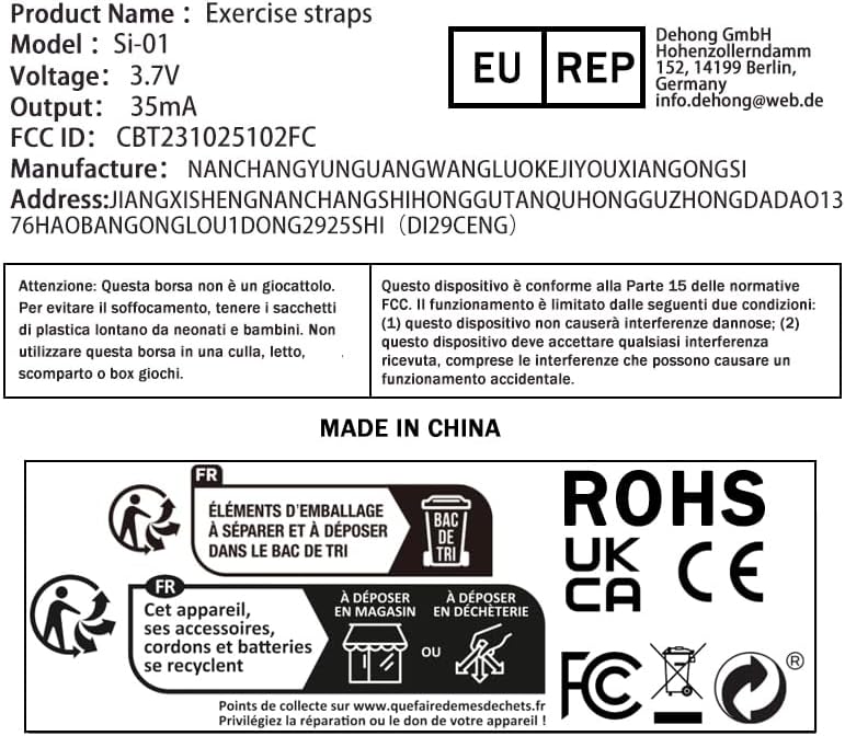 Electrostimulateur Musculaire, Ceinture Abdominale EMS Appareil Pas Besoin de Feuilles de Gel USB Charge Femme Homme Entraînement pour Abdomen/Bras/Jambes Ajout de Ceinture d'extension