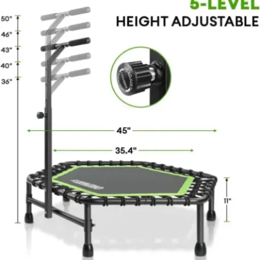 Test ONETWOFIT Trampoline à Rebond : L'alternative silencieuse pour vos séances de sport à la maison