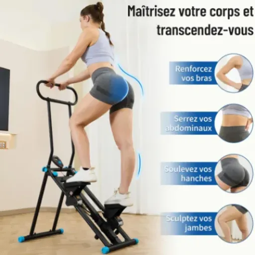 Test HXD-ERGO Stepper d’Escalier Pliable Fitness 2025 : l'appareil compact pour votre cardio quotidien