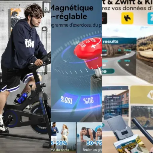 Les meilleurs vélos d’appartement : notre top 47 (janvier 2026)