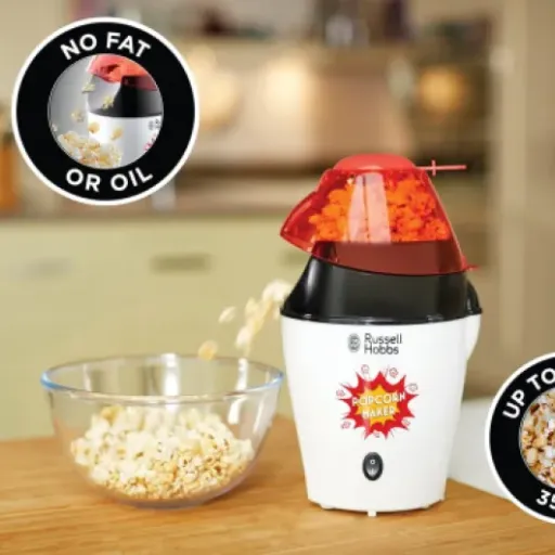Test Russell Hobbs Machine à pop-corn : Popcorns maison sans huile en toute simplicité