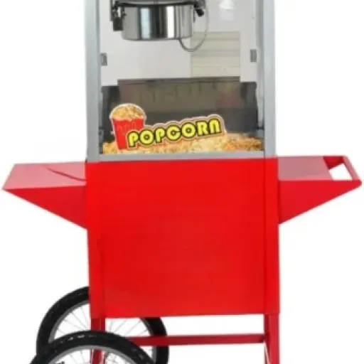 Test Machine à Pop Corn sur Chariot : mobile et pratique pour les gourmands