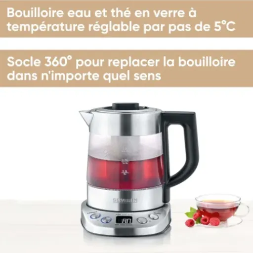 Test SEVERIN Bouilloire Eau et Thé : La polyvalence pour les amateurs de thé